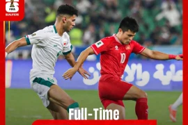 Tuyển Việt Nam nhận thất bại 1-3 trước Iraq ở lượt trận cuối vòng loại thứ hai World Cup 2026. (Ảnh: VFF)