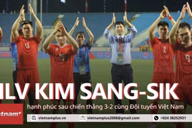 HLV Kim Sang-sik nói gì sau chiến thắng ra mắt cùng Đội tuyển Việt Nam? 