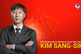 Huấn luyện viên Kim Sang-sik sẽ đảm nhiệm cương vị huấn luyện viên trưởng Đội tuyển Nam và Đội tuyển U23 Quốc gia Việt Nam. (Ảnh: VFF)