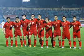 Những trụ cột 'quen mặt' với người hâm mộ đều góp mặt trong đợt tập trung lần này của Đội tuyển Việt Nam. (Ảnh: Việt Anh/Vietnam+)