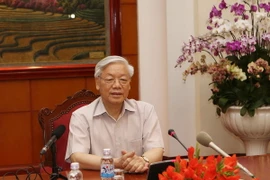 Tổng Bí thư Nguyễn Phú Trọng. (Ảnh: Trí Dũng/TTXVN)