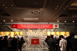 Lễ kỷ niệm 70 năm Quốc khánh tại Nhật Bản. (Ảnh: Nguyễn Tuyến-Tri Phương/Vietnam+)