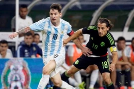 Lionel Messi trong trận gặp Mexico. (Nguồn: AP)