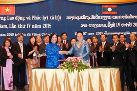 Việt Nam và Lào tăng cường hợp tác trong lĩnh vực lao động