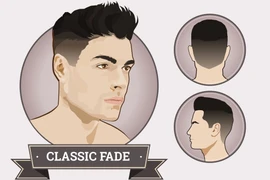 Tóc Fade cổ điển.