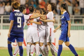 Bóng đá nữ không thi đấu tại SEA Games 28. (Ảnh: Quang Nhựt/TTXVN)