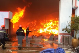 Thái Bình: Hỏa hoạn tại cửa hàng xăng dầu, 1 người thiệt mạng