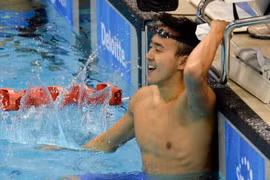 Quah Zheng Wen, kình ngư của Singapore. (Nguồn: Reuters)