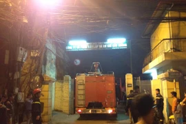 Hà Nội: Hỏa hoạn tại công ty cổ phần xây lắp và cơ khí ở Trần Quý Cáp