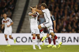 Thomas Mueller tiếp tục ghi bàn giúp Đức giành chiến thắng. (Nguồn: Reuters)