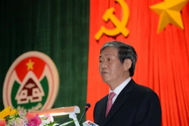 Ông Đinh Thế Huynh phát biểu chỉ đạo Đại hội. (Ảnh: Hưng Thịnh/TTXVN)