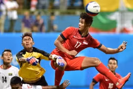 U23 Singapore có nguy cơ bị loại. (Nguồn: fourfourtwo)