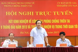 Phó Thủ tướng Hoàng Trung Hải phát biểu chỉ đạo. (Ảnh: Vũ Sinh/TTXVN)