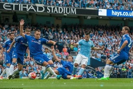 Aguero ghi bàn thắng mở tỷ số. (Nguồn: DM)