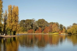 Công viên Commonwealth sát bên hồ Burley Griffin. (Ảnh: Sao Băng/Vietnam+)