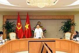 Phó Thủ tướng Vương Đình Huệ phát biểu. (Ảnh: Văn Điệp/TTXVN)