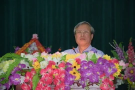 Thường trực Ban Bí thư Trần Quốc Vượng. (Ảnh: Đỗ Tuấn Anh/TTXVN)