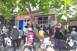 Khu vực hiện trường vụ việc. (Ảnh: Nguyễn Thành/TTXVN)