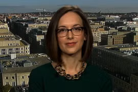 Nữ phát ngôn viên của Bộ Tư pháp Mỹ Sarah Isgur Flores. (Nguồn: CNN)