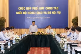 Phó Thủ tướng, Bộ trưởng Bộ Ngoại giao Phạm Bình Minh phát biểu. (Ảnh: Lâm Khánh/TTXVN)
