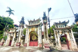 Chùa Triều Khúc. (Ảnh: Thanh Bình/Vietnam+)