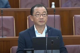 Ông Seah Kian Peng chính thức tuyên thệ nhậm chức Chủ tịch Quốc hội Singapore sáng 2/8. (Ảnh: GOV.SG/TTXVN)