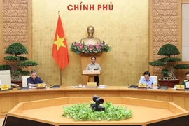 Thủ tướng Phạm Minh Chính chủ trì phiên họp. (Ảnh: Dương Giang/TTXVN)