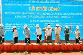 Đầu tư 1.000 tỷ đồng xây tuyến đường chính Khu kinh tế Vân Đồn