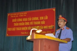 Viện Kiểm sát Bà Rịa-Vũng Tàu công khai xin lỗi người bị oan