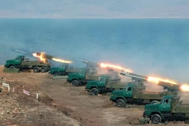 Triều Tiên thông báo tập trận bắn đạn thật trong ngày 29/4