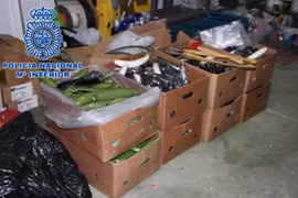 140kg cocain giấu trong thùng đựng chuối ở siêu thị