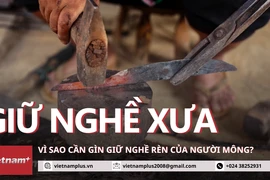 Vì sao nghề rèn của người Mông cần được gìn giữ cho các thế hệ sau? 