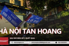 Toàn cảnh: Hà Nội tan hoang sau khi bão số 3 quét qua