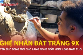 Nghệ nhân 9X truyền sức sống mới cho làng nghề gốm Bát Tràng