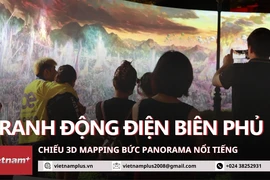 Nhiều cảm xúc khi xem tranh 3D mapping về Điện Biên Phủ tại Hà Nội