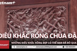 Chiêm ngưỡng những tạo tác hình tượng rồng đặc sắc tại Chùa Đậu