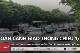 Kết thúc nghỉ lễ 30/4-1/5: Toàn cảnh giao thông chiều ngày trở lại Thủ đô 