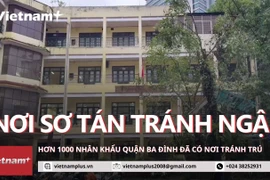 Hà Nội: Bên trong nơi sơ tán hơn 1.000 người dân “chạy lũ” ở quận Ba Đình