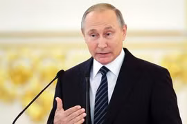 Tổng thống Nga Putin. (Nguồn: AP)