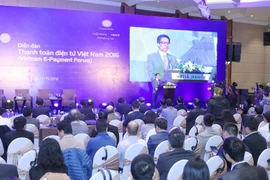 Phó Thủ tướng Vũ Đức Đam phát biểu tại diễn đàn. (Ảnh: Phương Hoa/TTXVN)