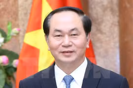 Chủ tịch nước Trần Đại Quang. (Ảnh: Nhan Sáng/TTXVN)