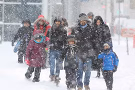 Bão tuyết ở Toronto. (Nguồn: CBC)