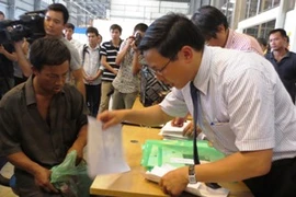 Đại sứ quán đang tiến hành làm các thủ tục bàn giao thi thể nạn nhân vụ cháy xưởng may về nước. (Ảnh: PV/Vietnam+)