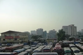 Bến xe Mỹ Đình. (Ảnh: Việt Hùng/Vietnam+)