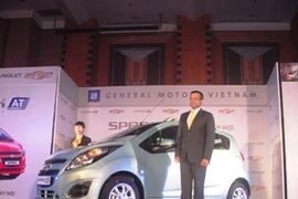 Chevrolet Spark phiên bản số tự động là mẫu xe mới nhất của GMV. (Ảnh: Việt Hùng/Vietnam+)