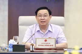 Chủ tịch Quốc hội Vương Đình Huệ phát biểu. (Ảnh: Doãn Tấn/TTXVN)