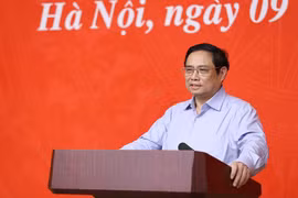 Thủ tướng Phạm Minh Chính phát biểu khai mạc hội nghị. 