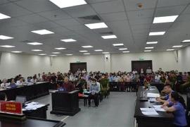 Quang cảnh phiên tòa. (Ảnh: Kim Anh/TTXVN)