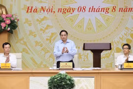 Thủ tướng Phạm Minh Chính chủ trì phiên họp. (Ảnh: Dương Giang/TTXVN)