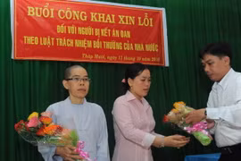 Đồng Tháp: Xin lỗi công khai hai chị em bị kết án oan từ năm 2000